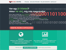 Tablet Screenshot of hosting.pcpult.hu